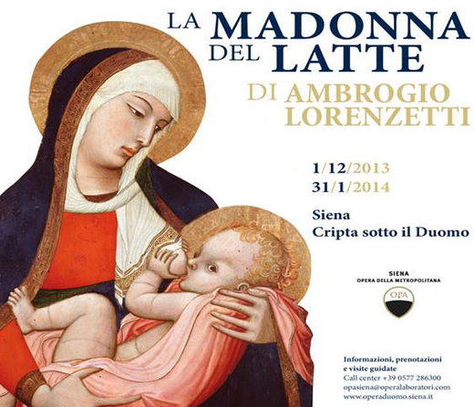 The Lactating Madonna by Ambrogio Lorenzetti
