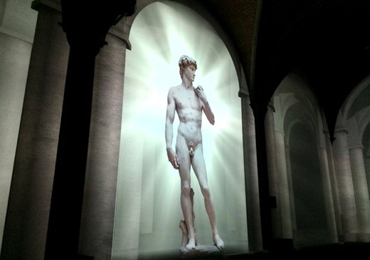 Magnificent - A fascinating digital artwork on display in Florence