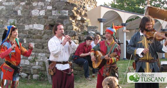 Medieval Fair in Serravalle Pistoiese near Pistoia