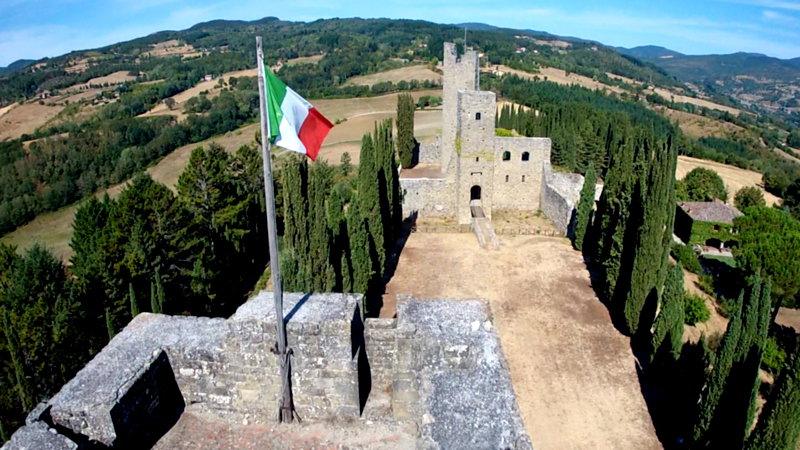 The Ruins of the Castle of Romena