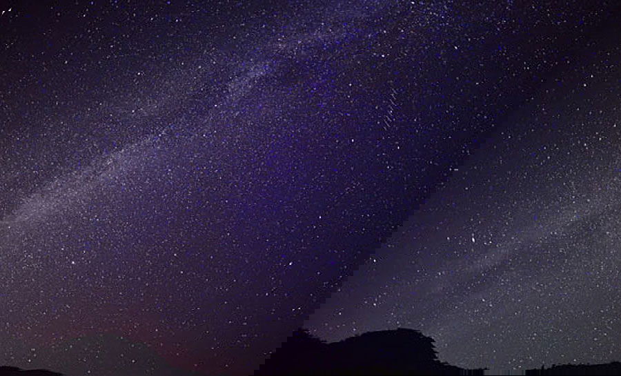 The night sky for San Lorenzo