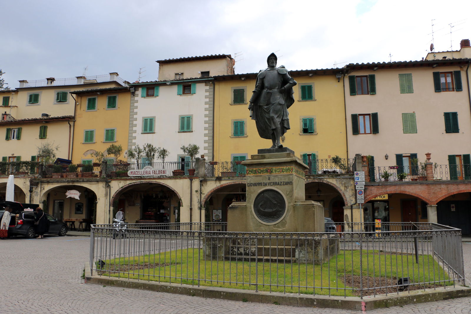 Main Square in Greve in Chianti