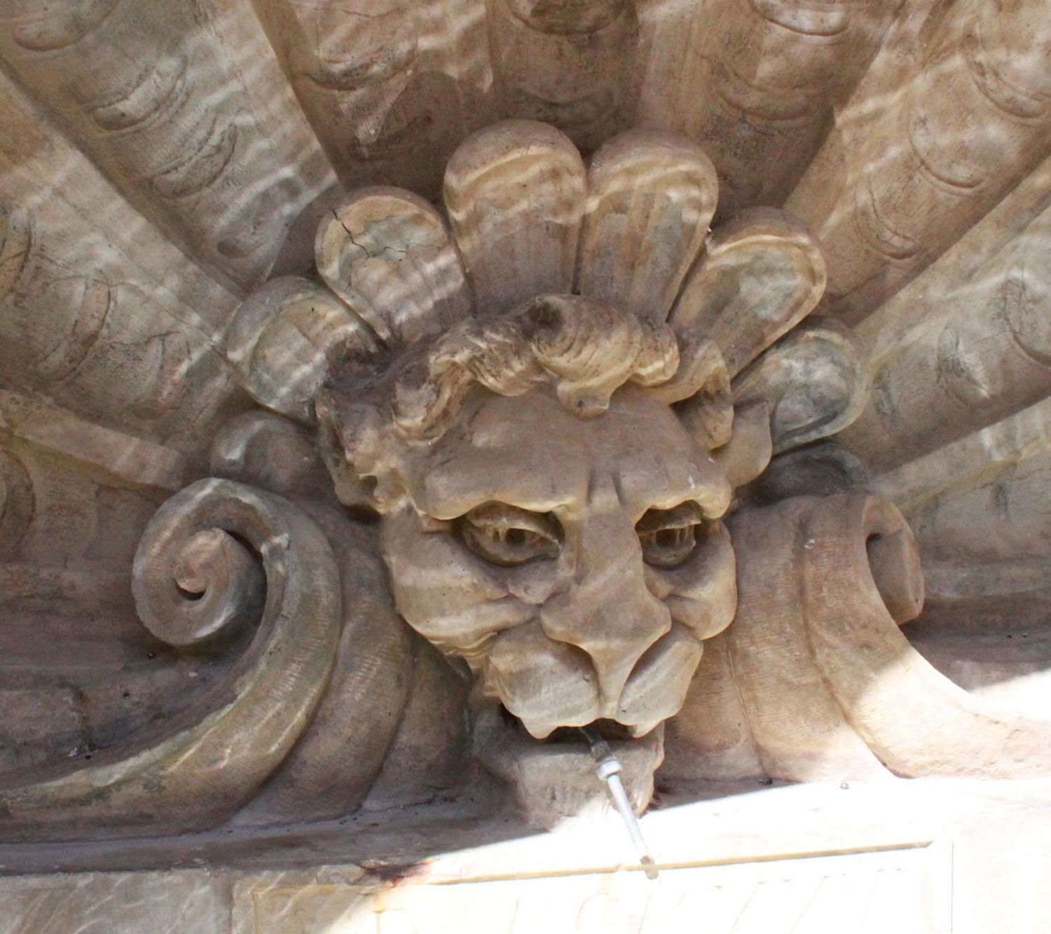 Church detail in Radda in Chianti