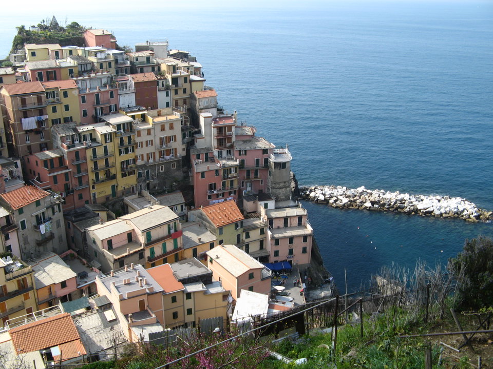 Riomaggiore, the southern entrance into Cinque Terre