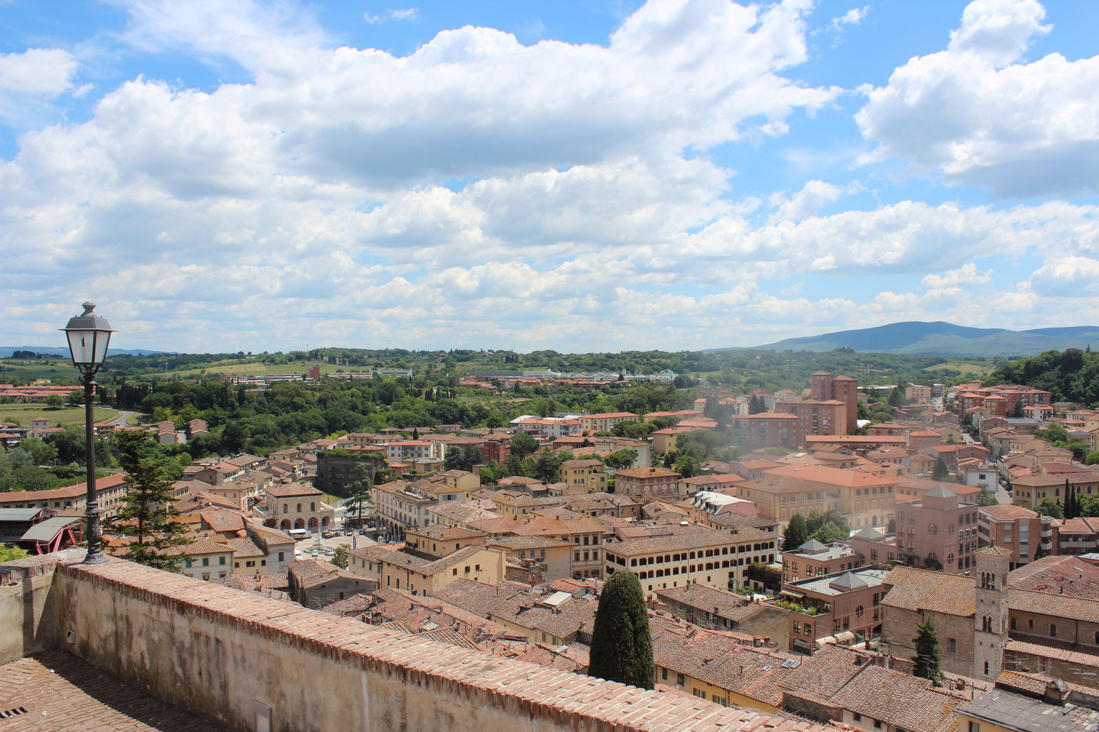 Colle val d'Elsa: A view of the lower part of the city