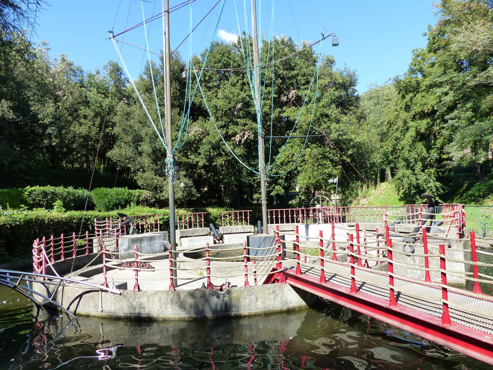 Play activities at the Pinocchio Park at Collodi, in Pistoia