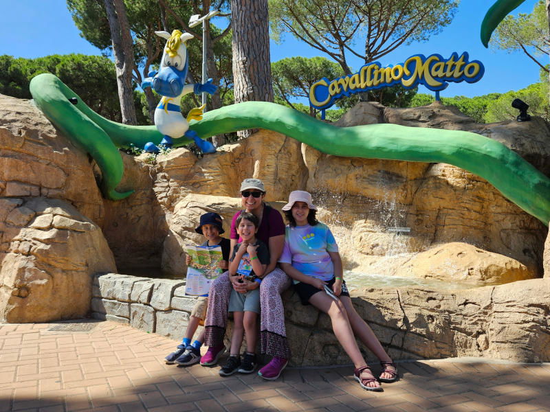 At Cavallino Matto with the kids, 2024