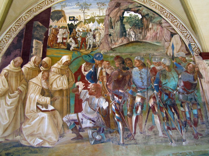 Artwork from the Monte Oliveto Maggiore