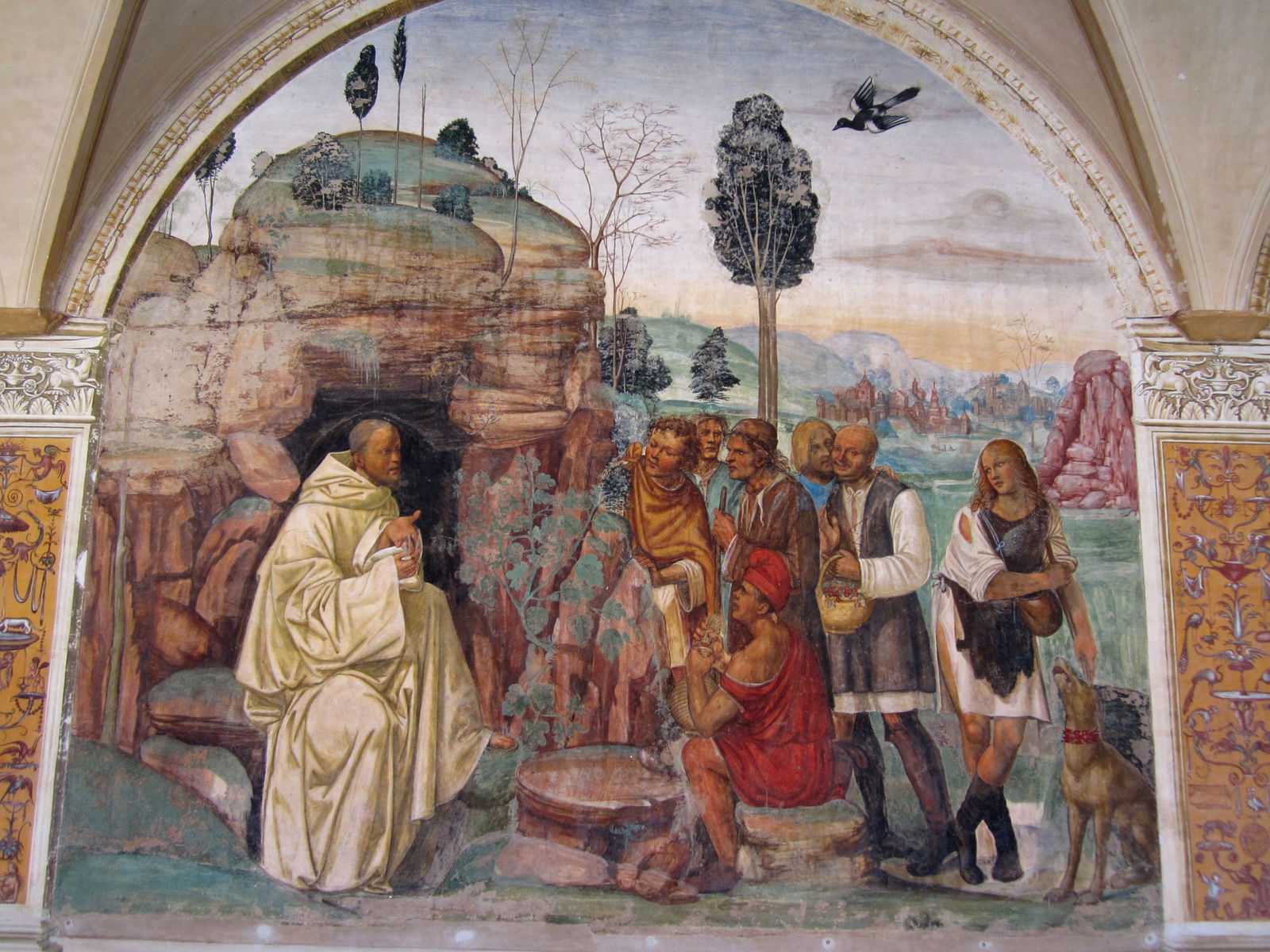 Artwork from the Abbey in the Creti Senesi