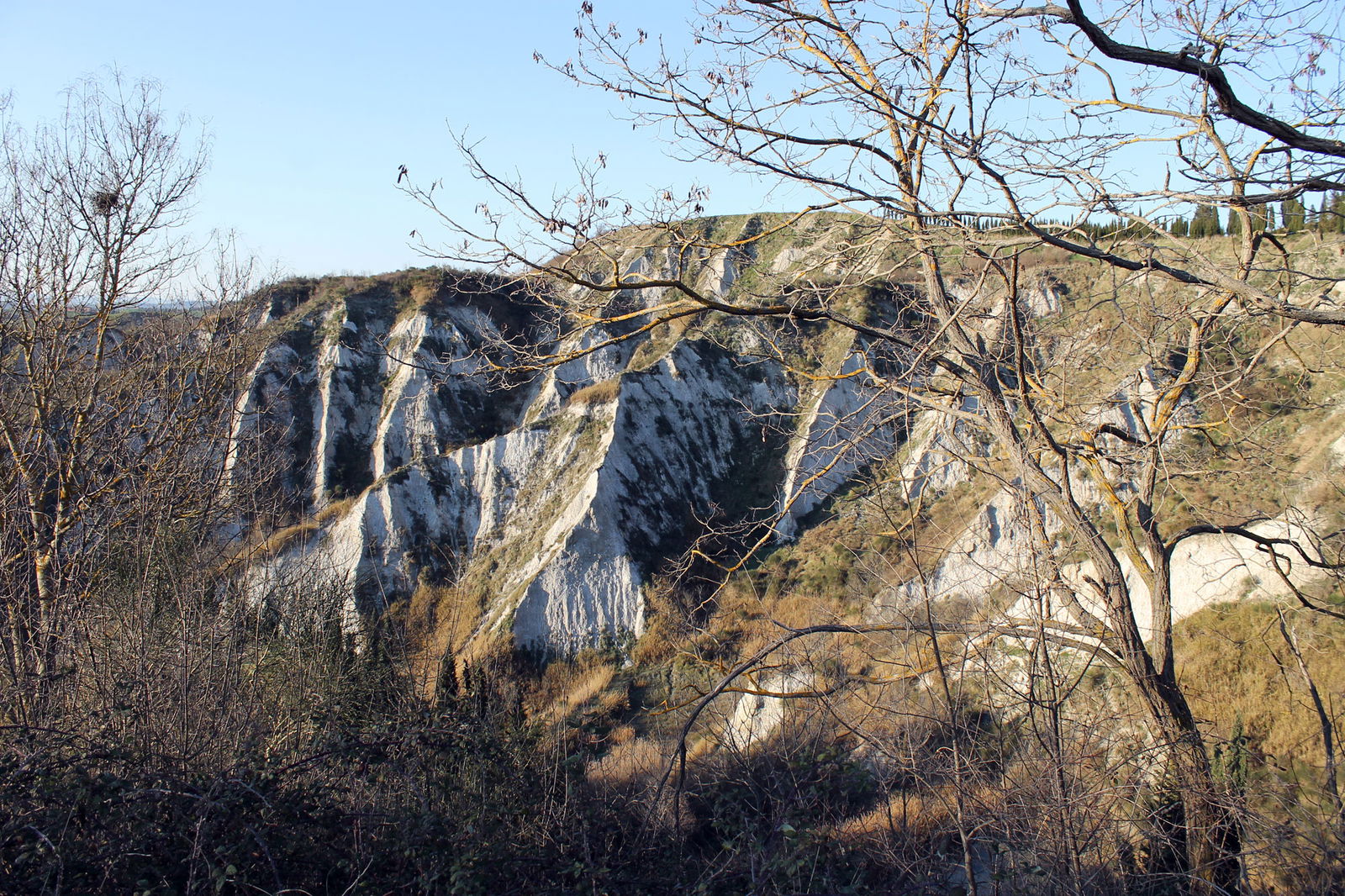 The Creti Senesi near the Abbey of Monte Oliveto Maggiore