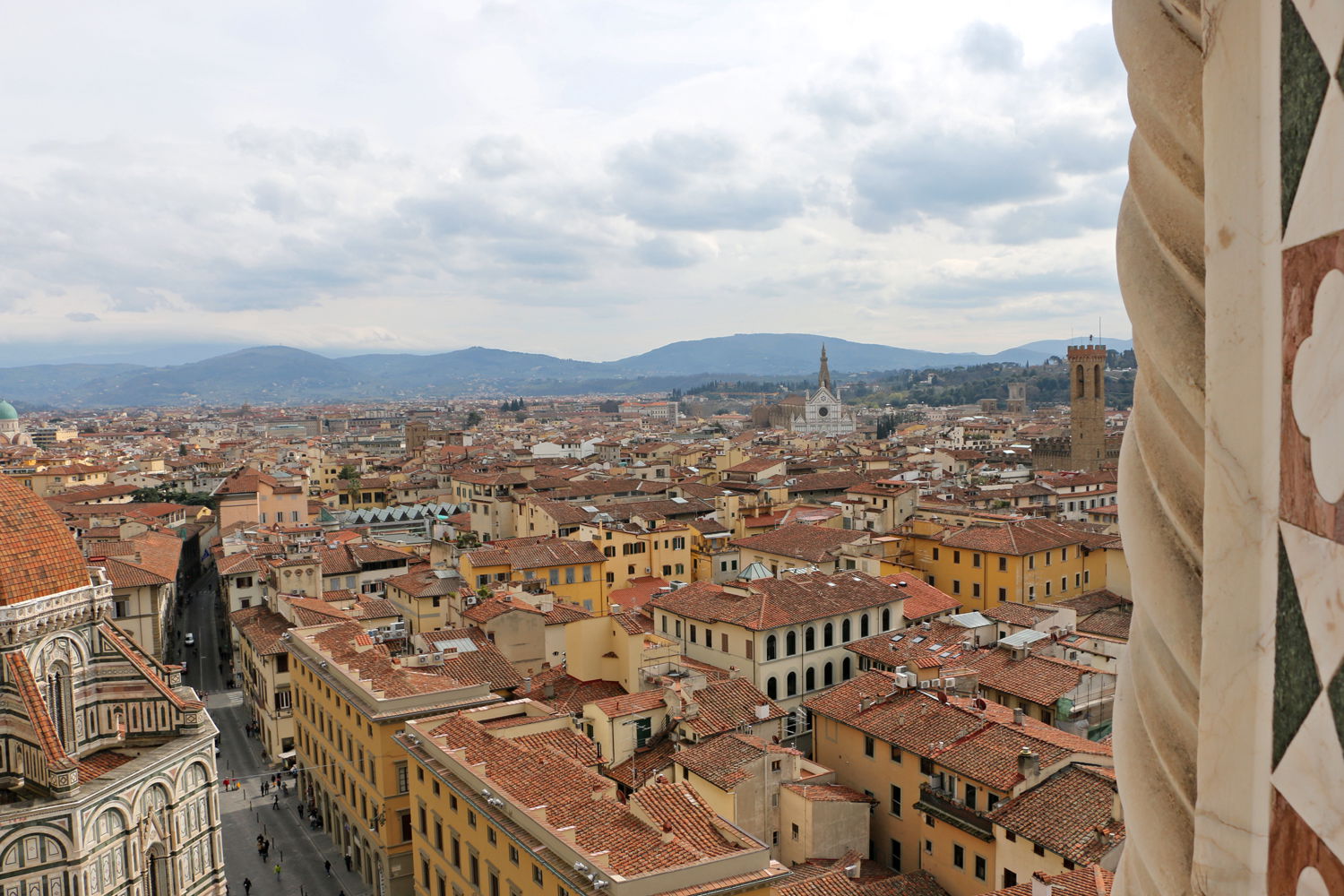 Una delle vedute panoramiche dal Campanile di Giotto