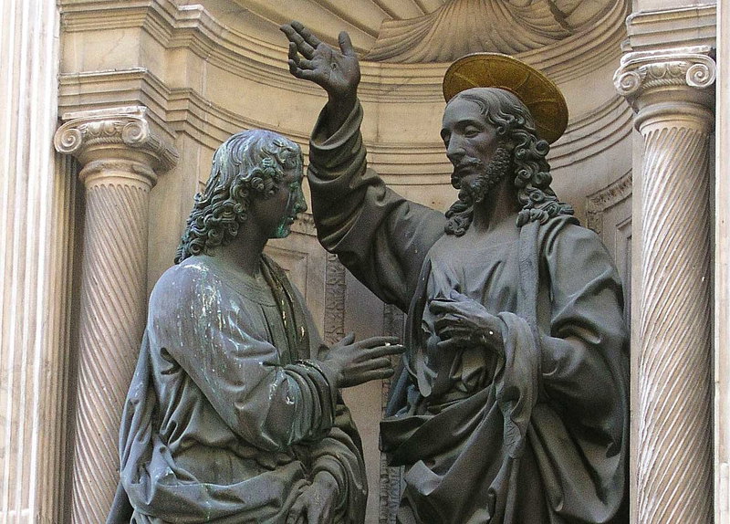 Orsanmichele Church Florence, Italy. Decorated with patron saints.