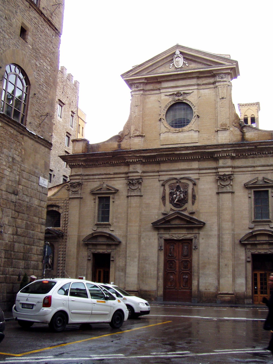 The Church of Santa Trinita in Florence