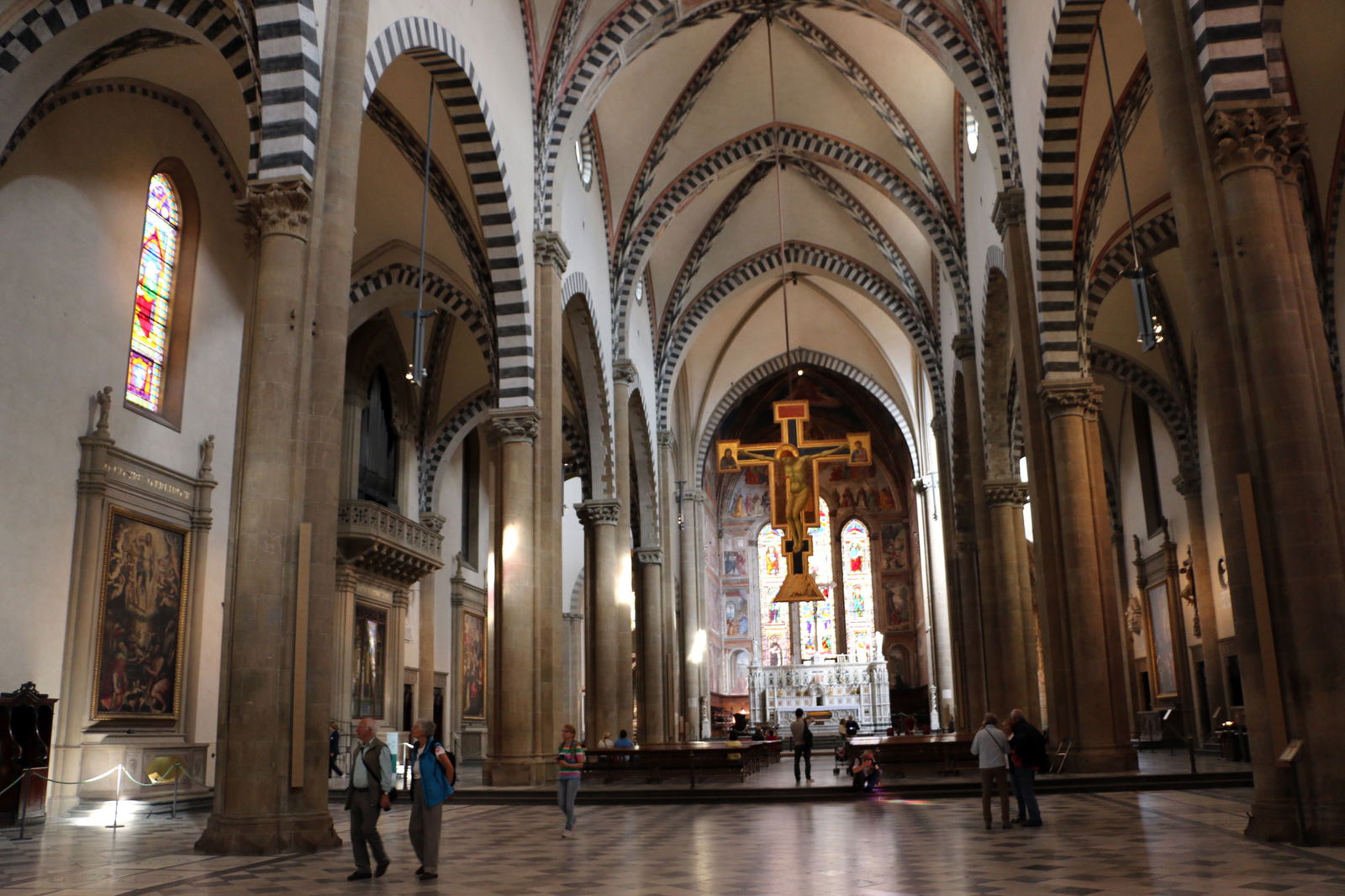 Santa Maria Novella in Florence: internal view