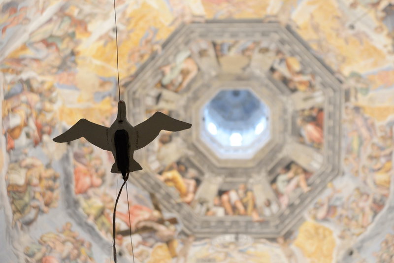 the colombina inside the Duomo, Florence Tuscany