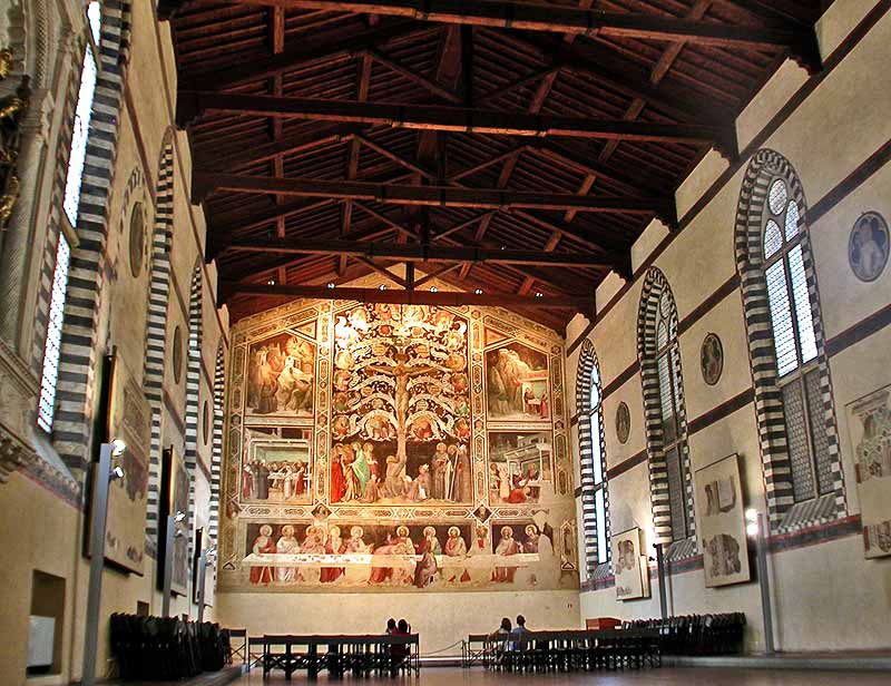 The Last Supper within Santa Croce