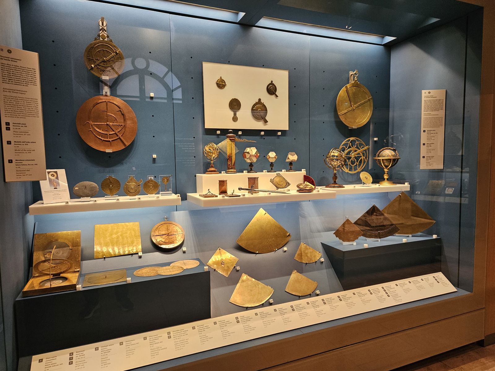 display of beautiful astrolobes