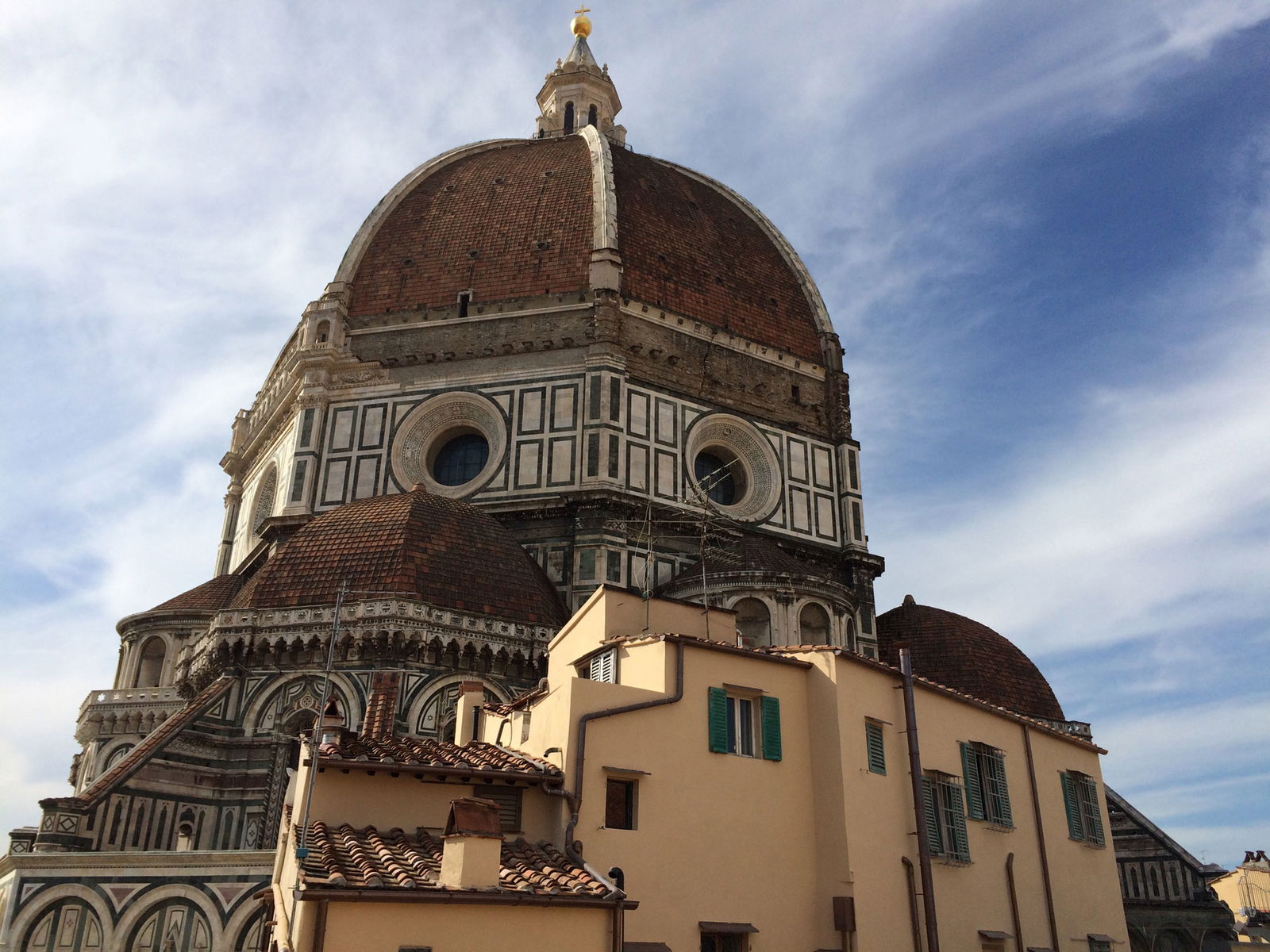 The baptistrey as seen from the Museum terrace in Florence