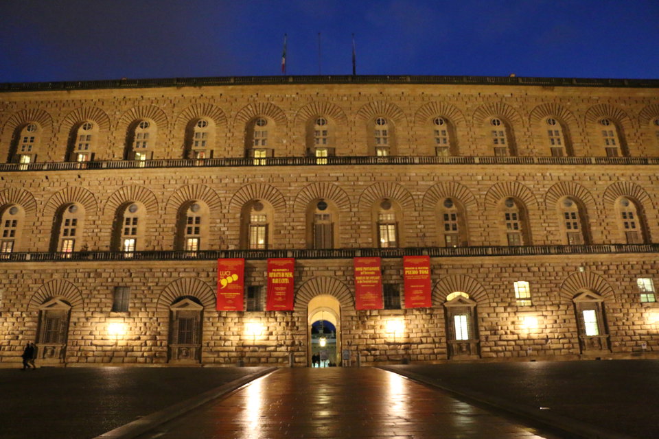The Palazzo Pitti and the Boboli Gardens