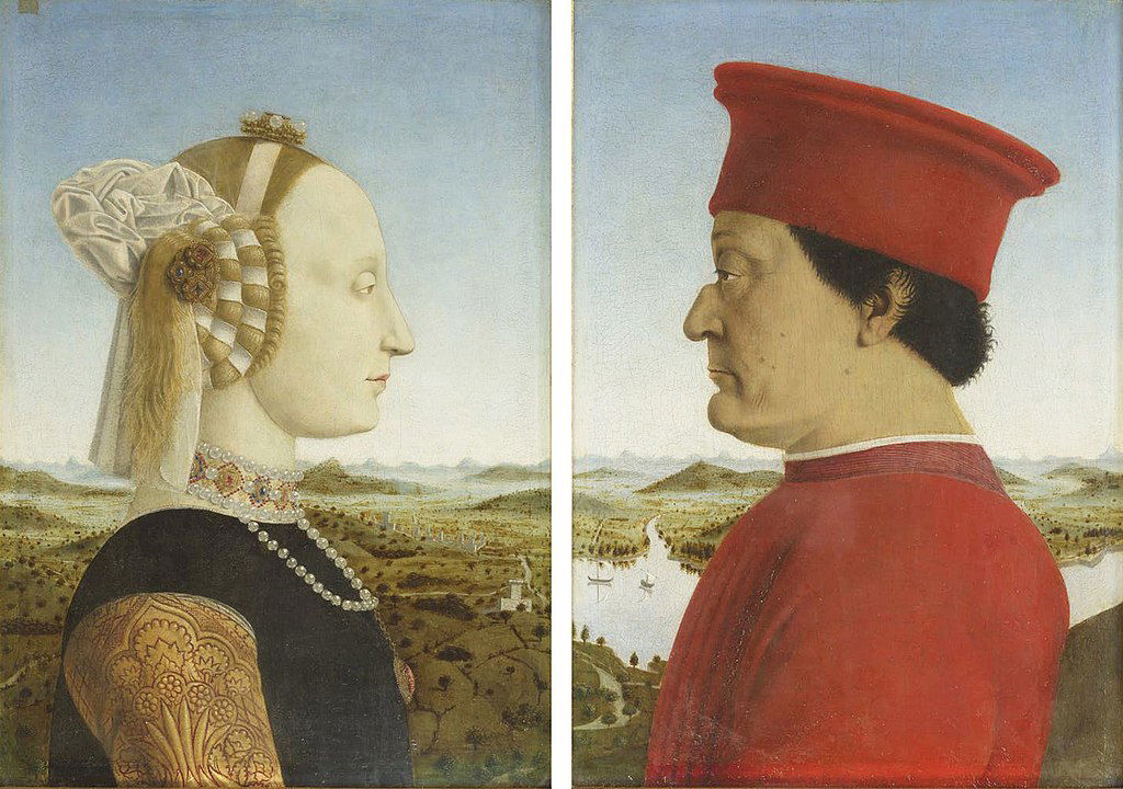 At the Uffizi, Piero della Francesca