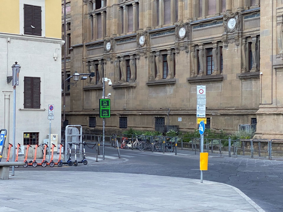 The Limited Traffic Zone (ZTL) in Florence