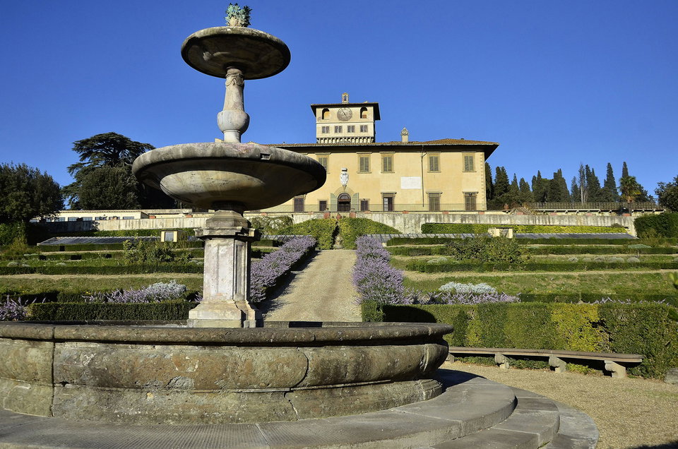 The Medici Villa della Petraia in Florence