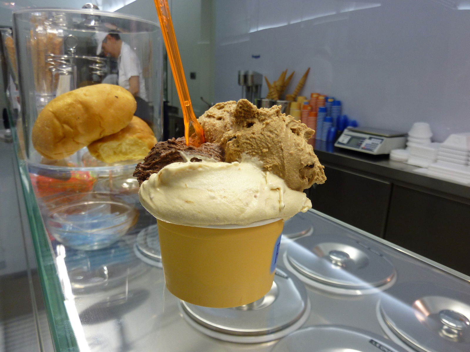 Everyone likes gelato on a summer tour of Tuscany, especially the kids
