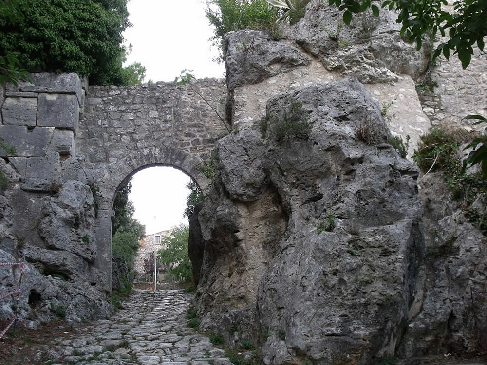 Porta Romana at Saturnia Tuscany Italy