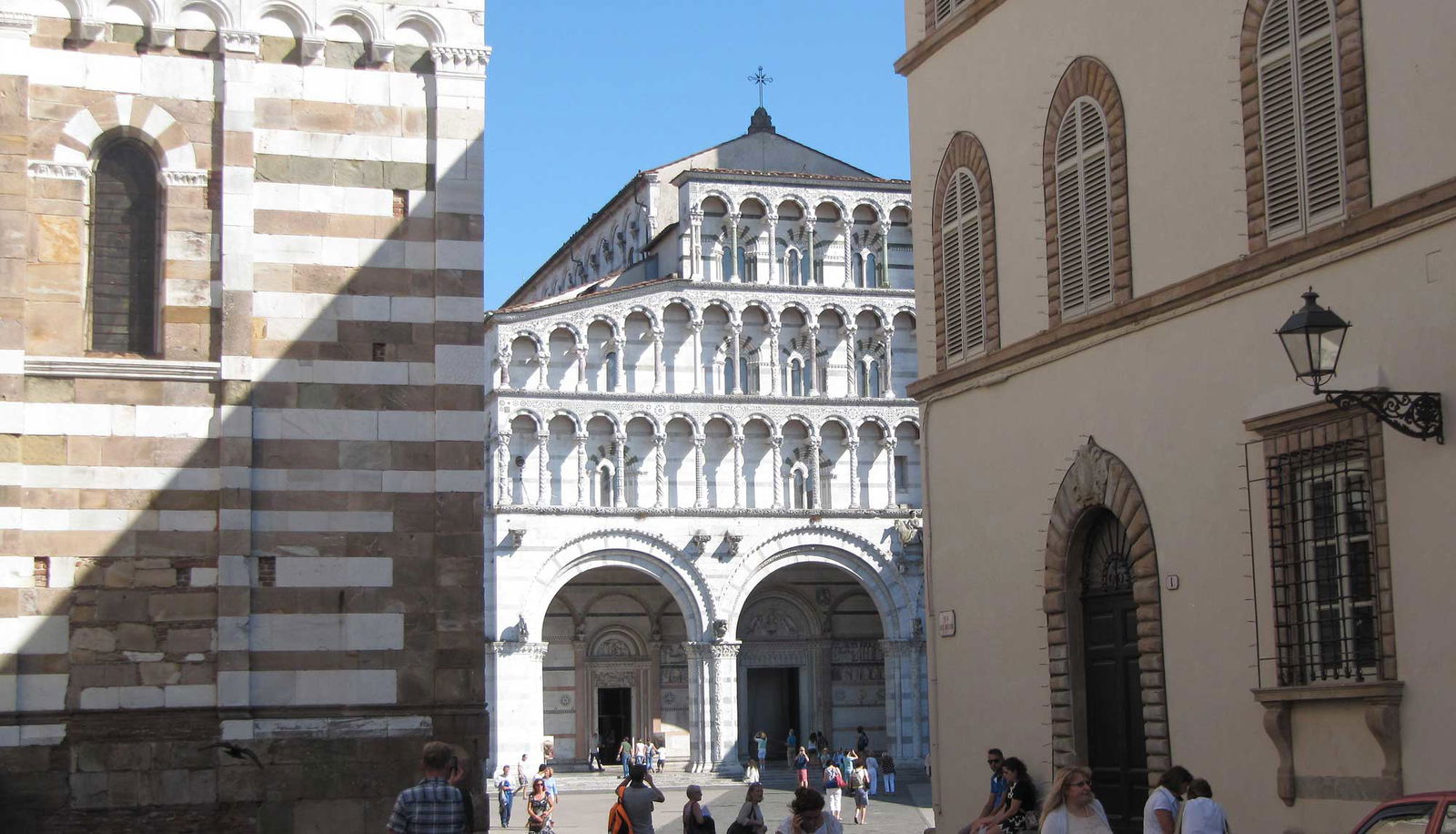 Facade of the Duomo San Martino in Lucca