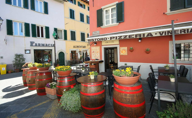 Montecarlo near Lucca, a charming little town.