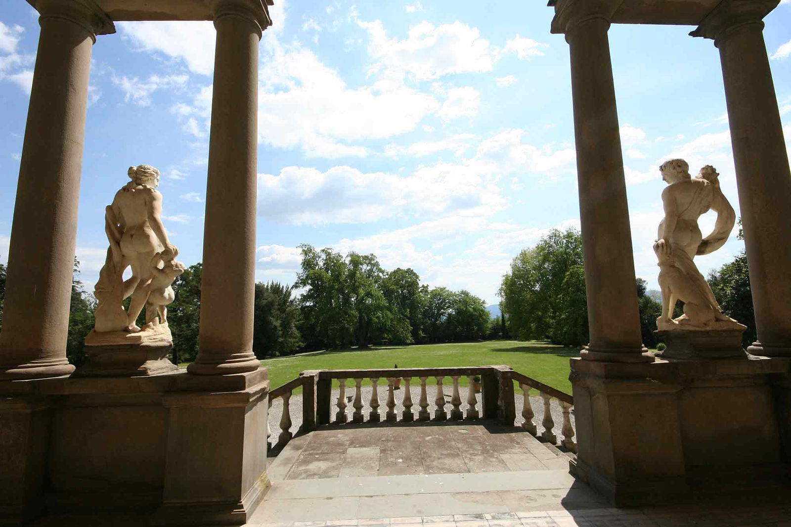 Villa Mansi, garden view