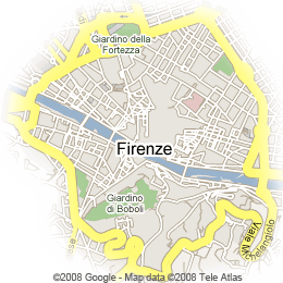 mappa di Firenze