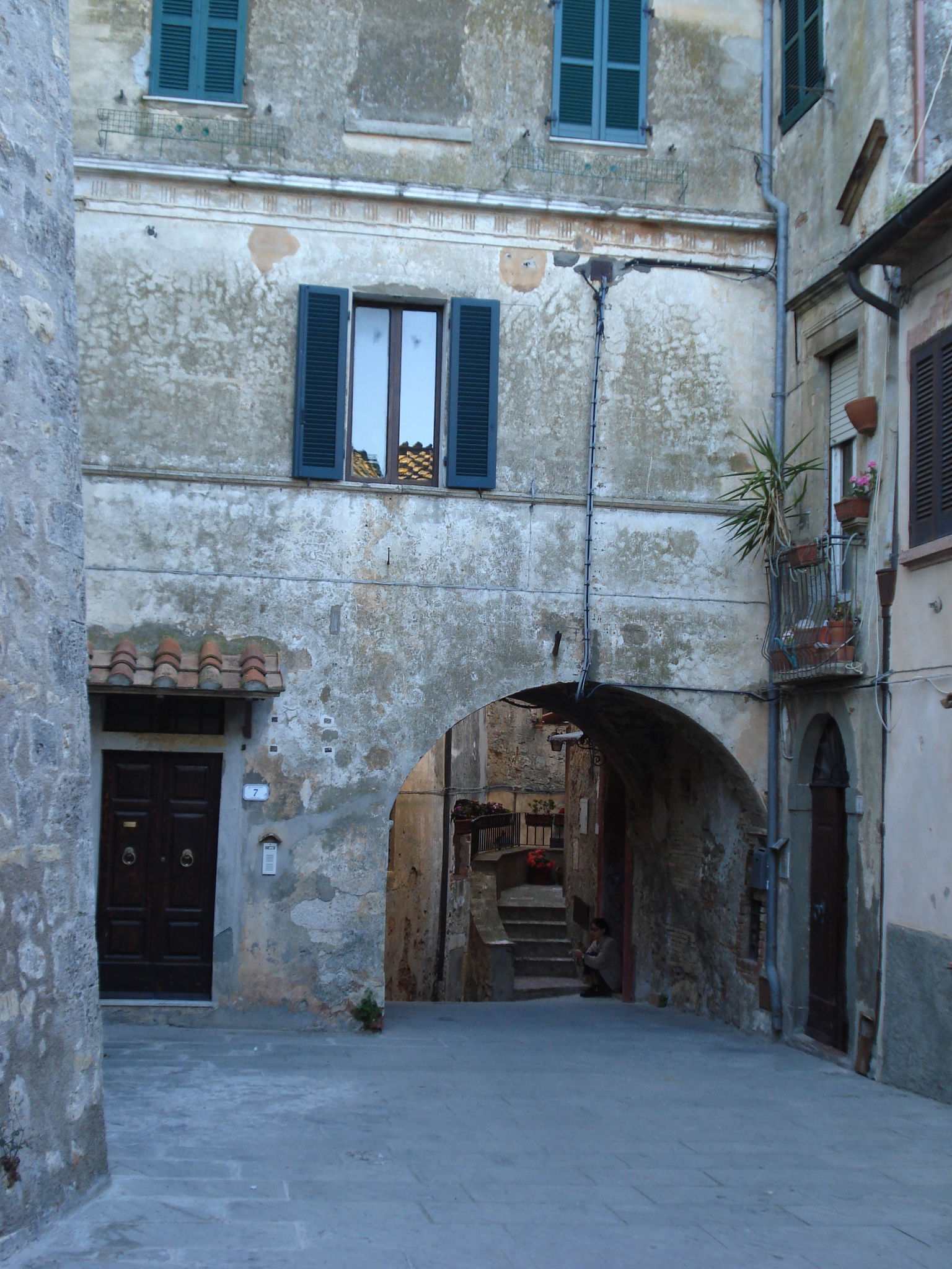 Characteris view of Capalbio in Tuscany