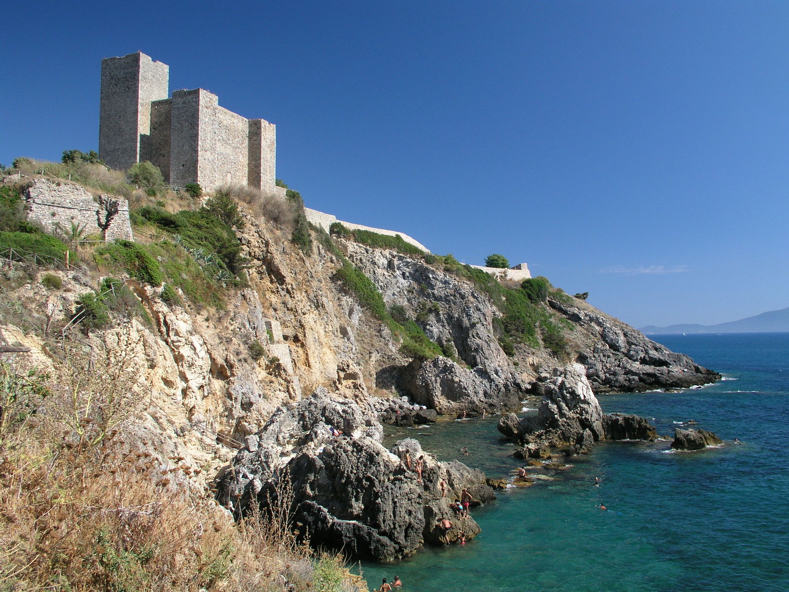 Talamone nella Toscana