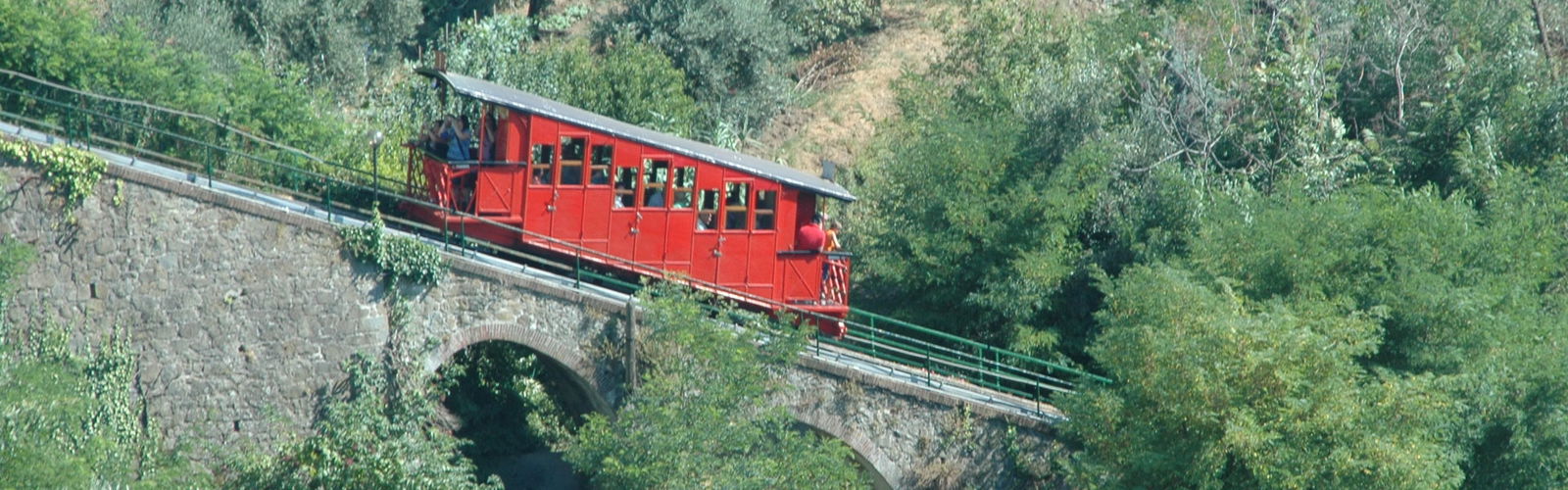 How to get to Montecatini, by cable car