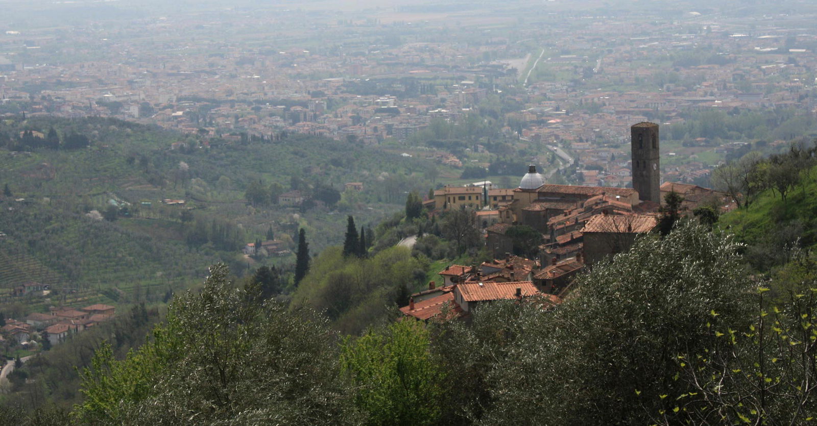 Skyline of Montecatini Alto