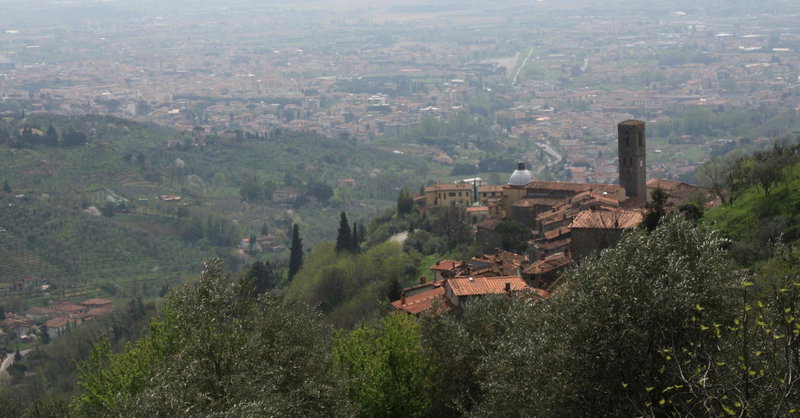 Skyline of Montecatini Alto