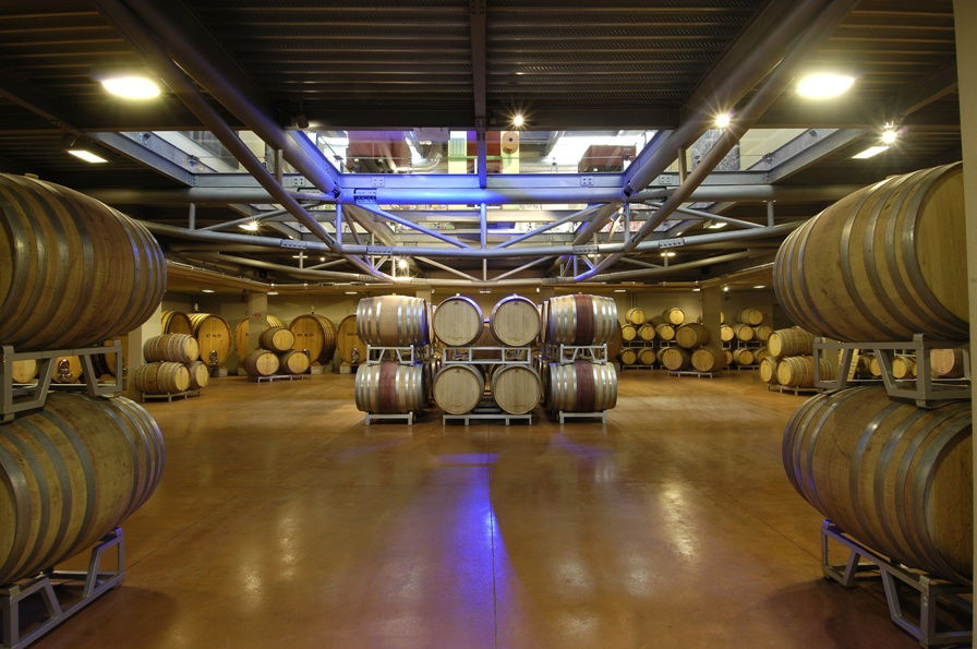 Modern cantine Icario in Montepulciano