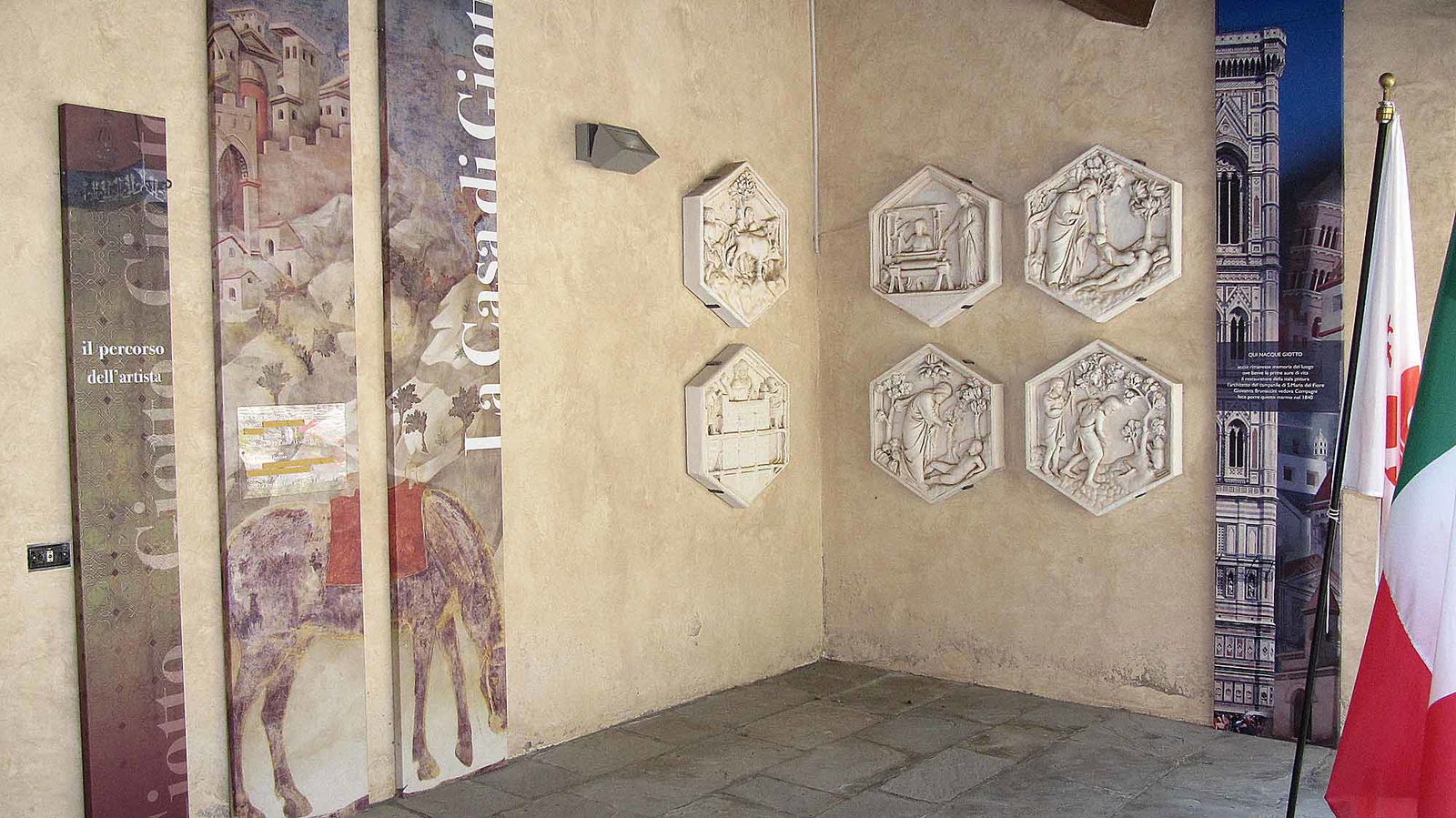 House of Giotto in Mugello: artistic renderings