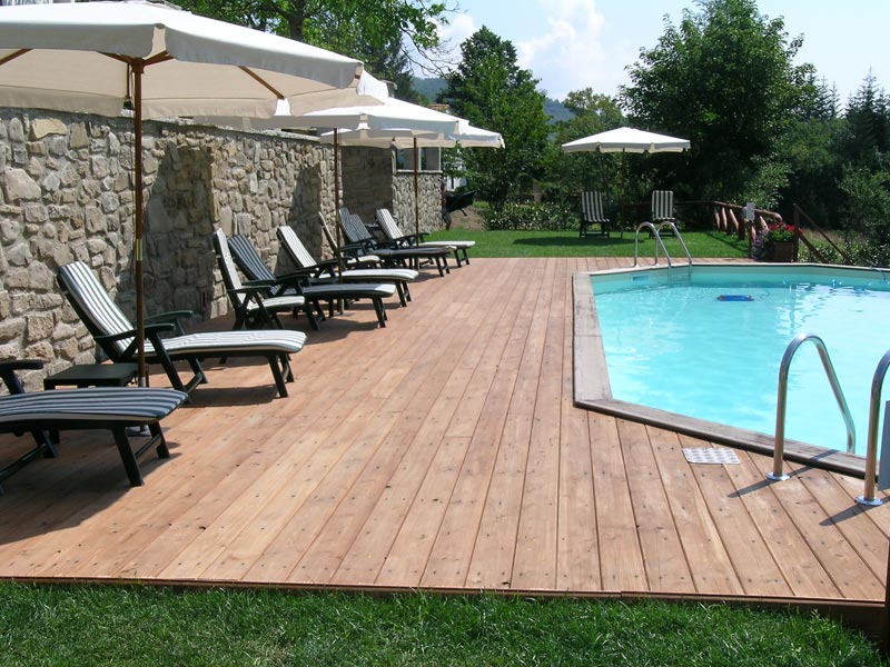 Poolside at Borgo Isora