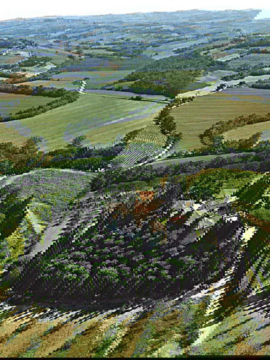 Chianti view from Agriturismo Cabbiavoli