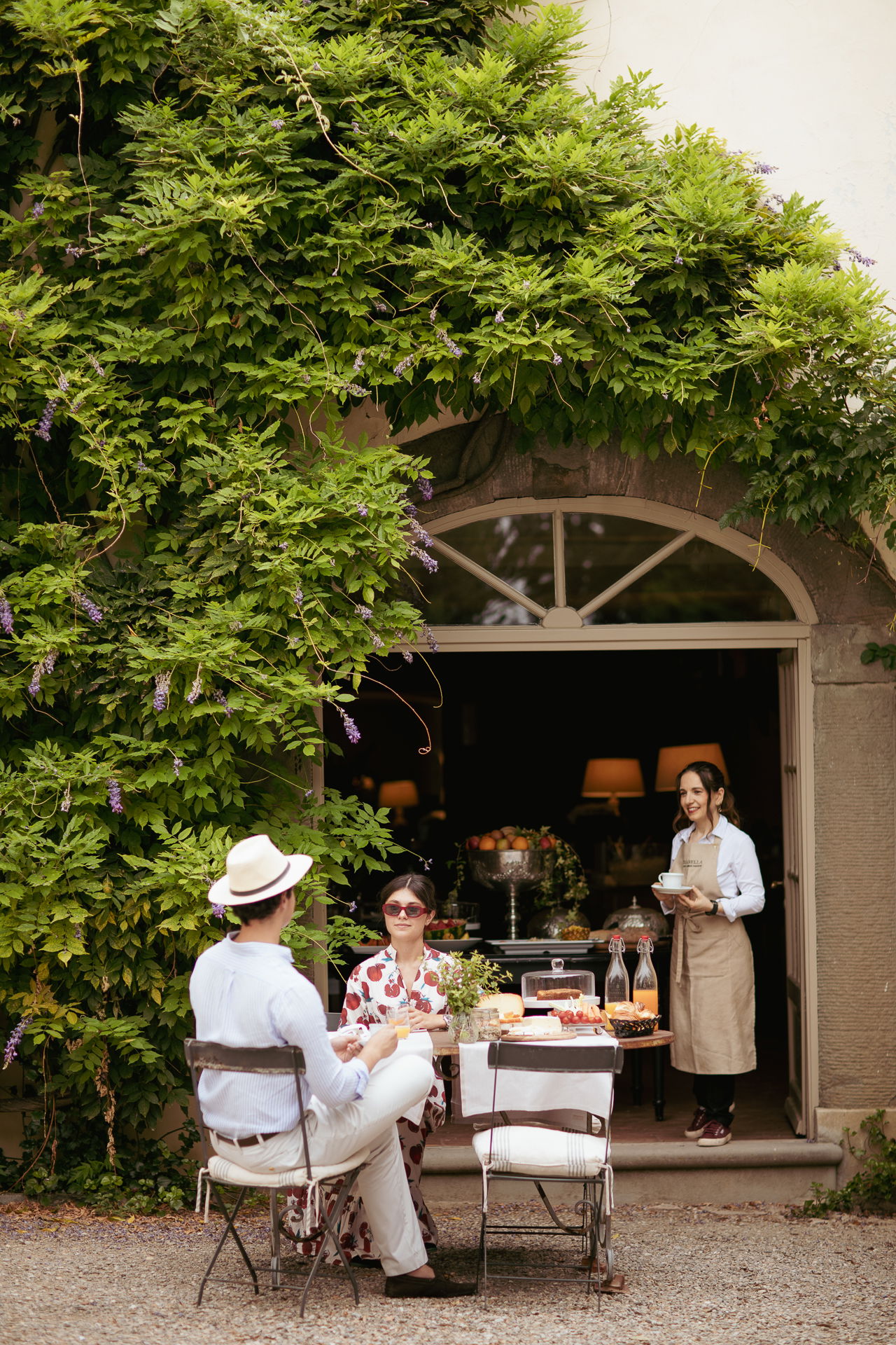 Loggia at B&B Villa Dianella near Florence Italy