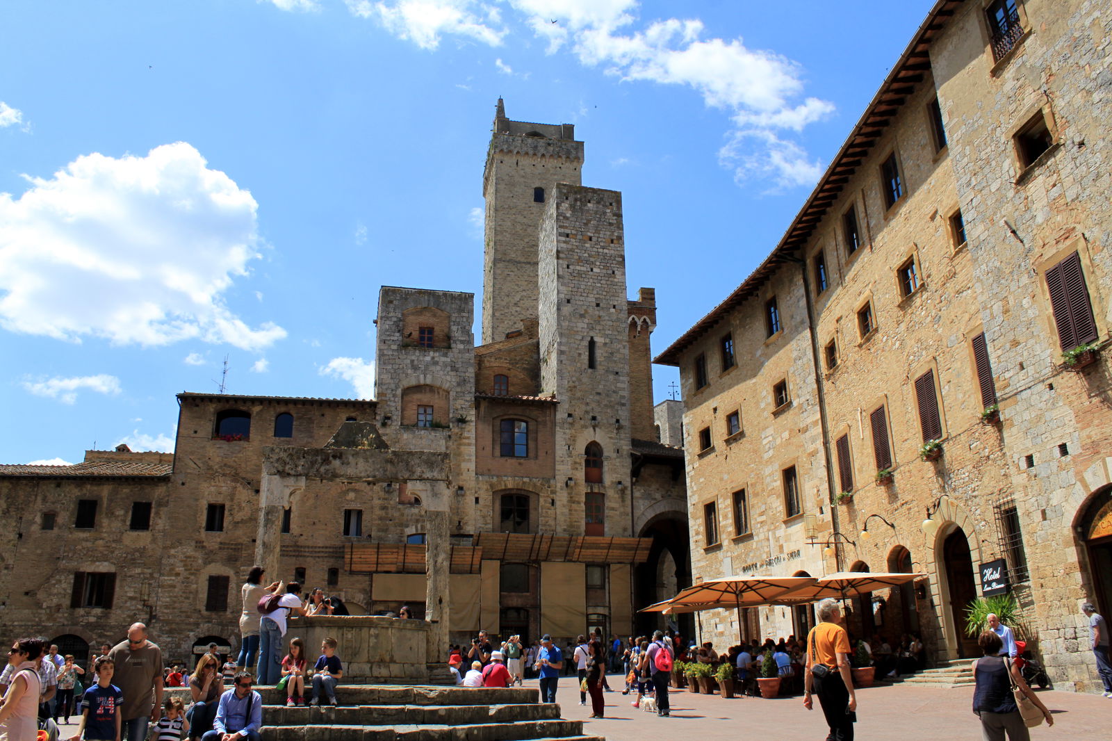 The towers in San Gimignano