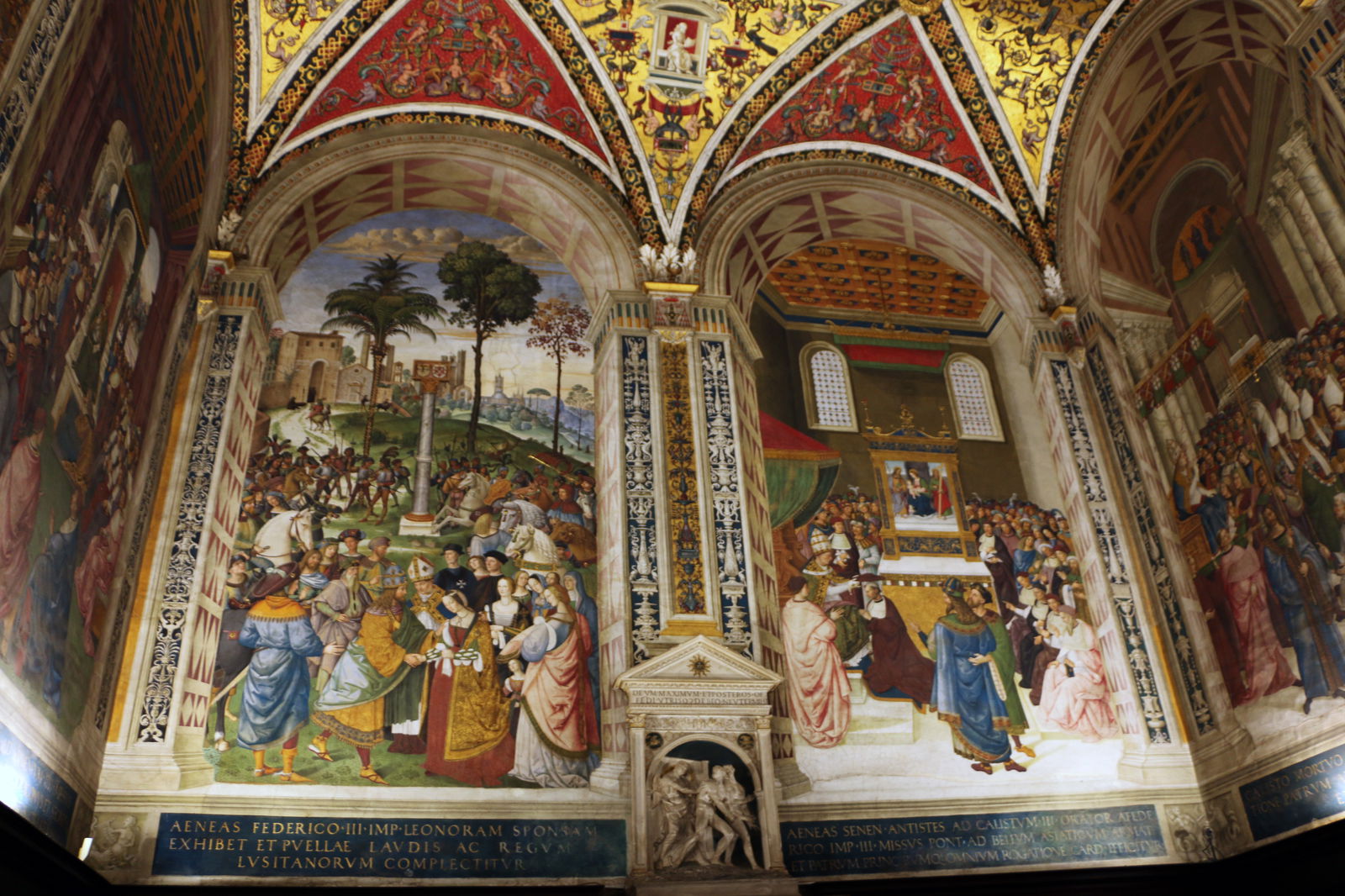 Scenes of Enea Silvio Piccolomini's life