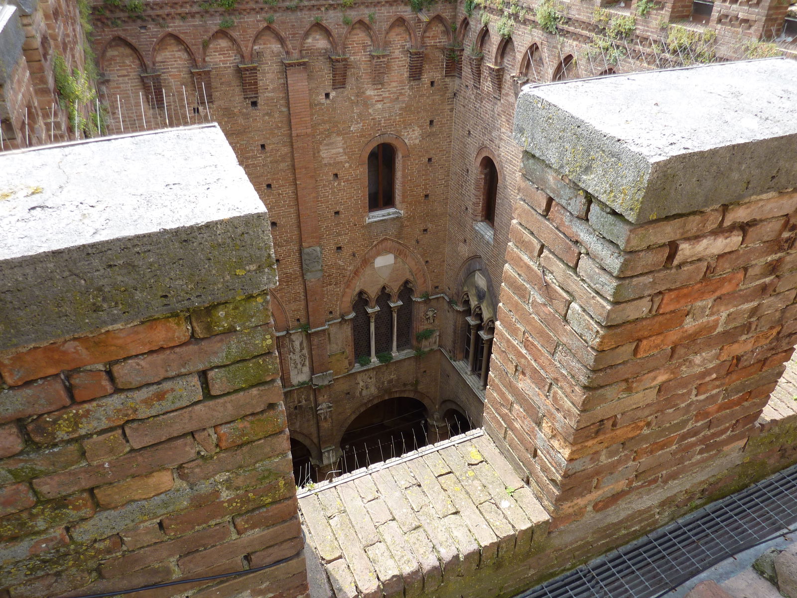 Looking down onto Siena, a climb to the top with great rewards.
