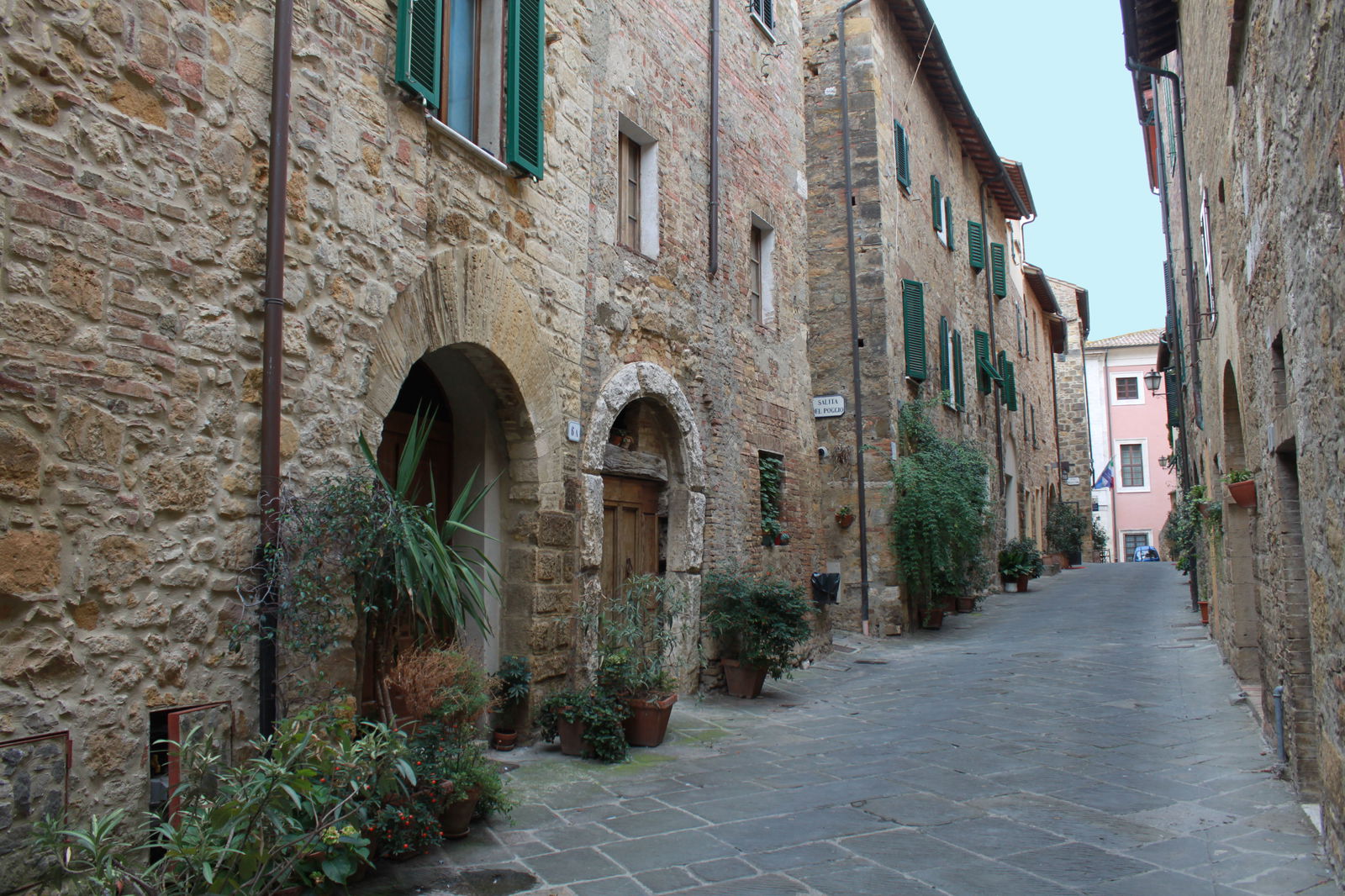 City streets of San Quirico
