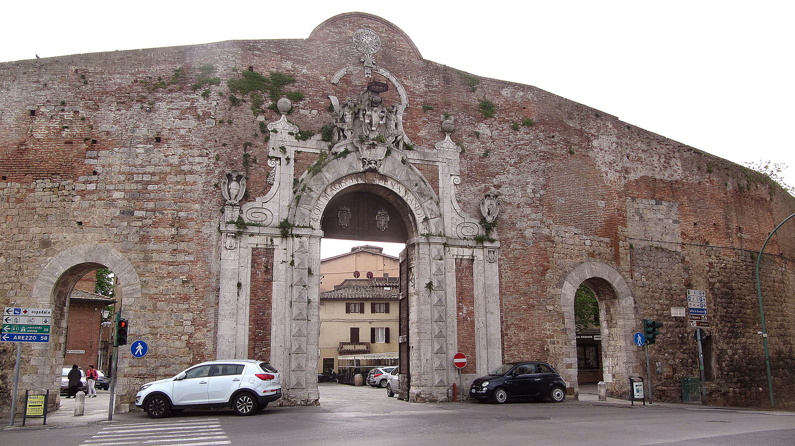 Porto Camollia in Siena for the via Francigena