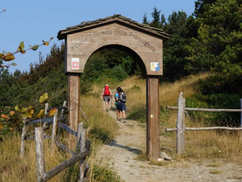 Enter to the via Francigena through Lunigiana