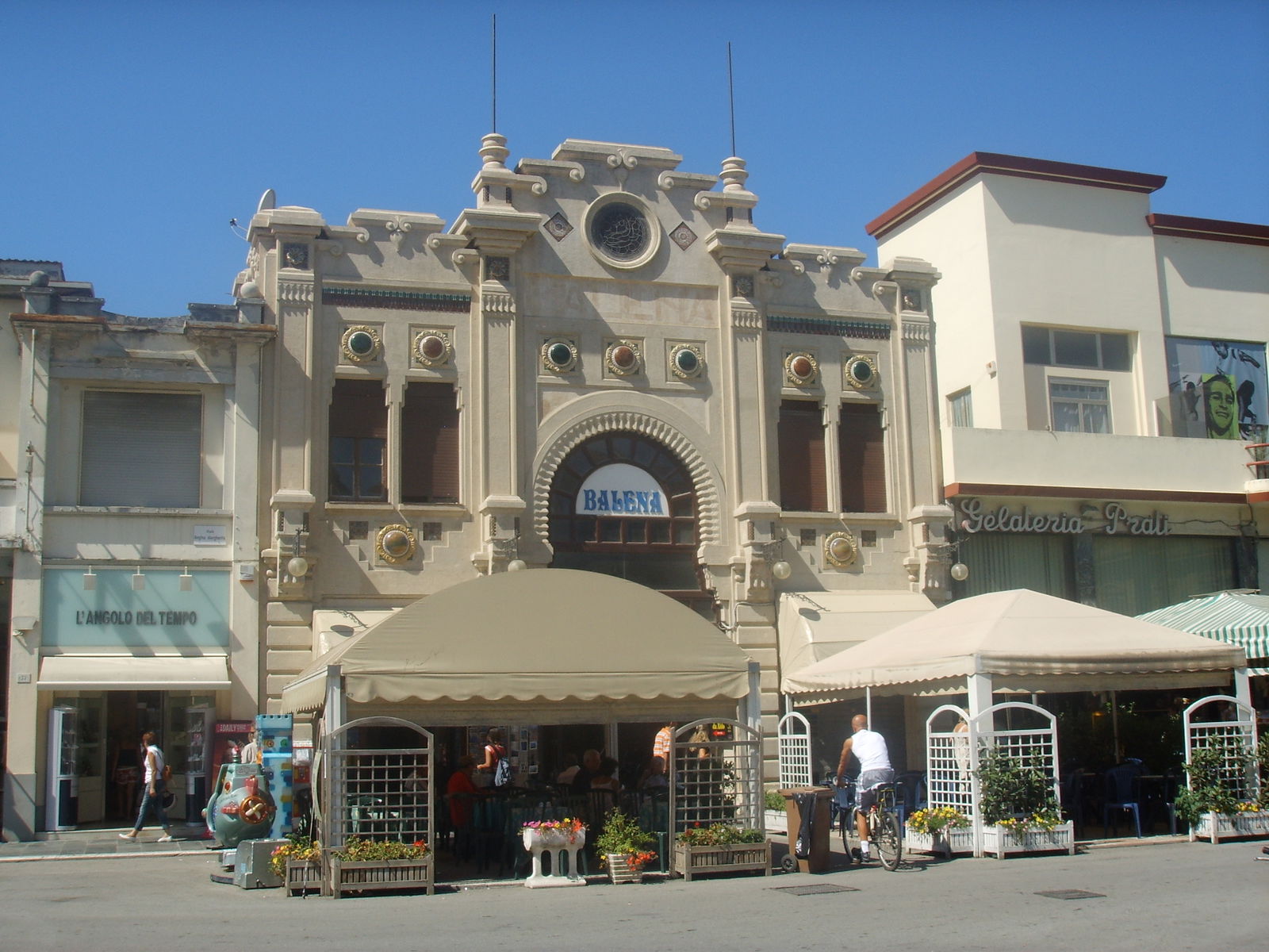 Liberty style architecture at Viareggio, Tuscany
